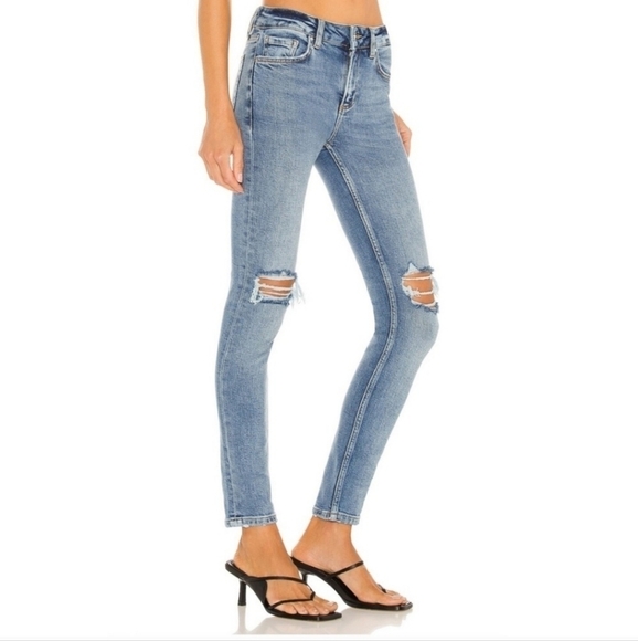 Anine Bing Gabe Mid Rise Ankle Skinny Jeans 28 NWT - Picture 2 of 11